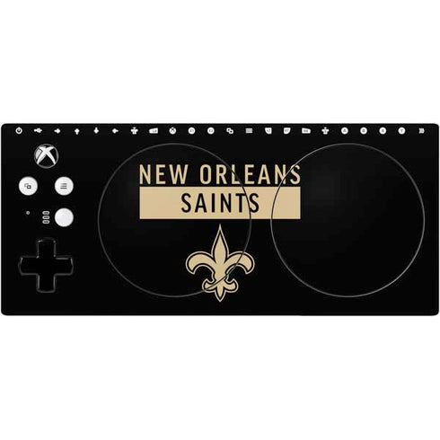 NFL New Orleans Saints Black Performance Series Xbox Adaptive Controller Skin