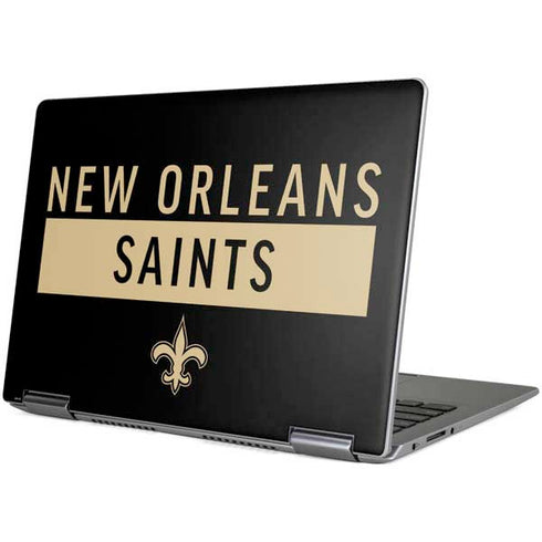 NFL New Orleans Saints Black Performance Series Yoga 710 14in Skin