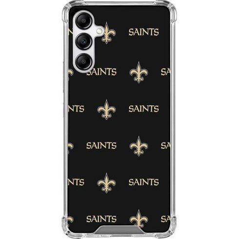 NFL New Orleans Saints Blitz Series Galaxy A14 5G Clear Case