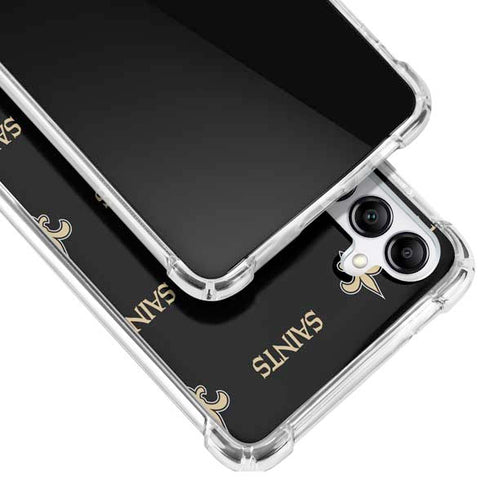 NFL New Orleans Saints Blitz Series Galaxy A14 5G Clear Case