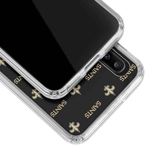 NFL New Orleans Saints Blitz Series Galaxy A20 Clear Case