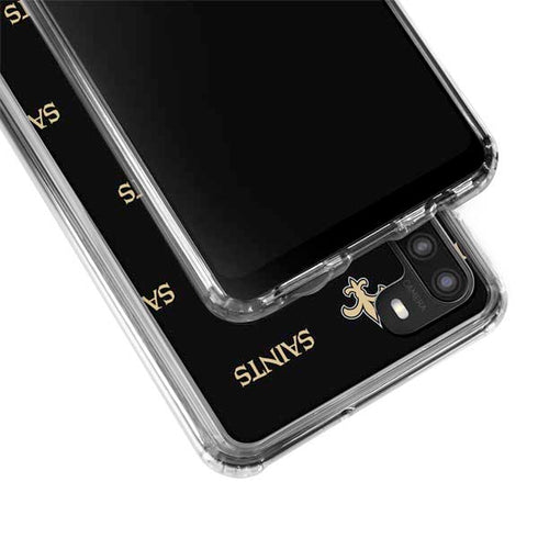 NFL New Orleans Saints Blitz Series Galaxy A21 Clear Case