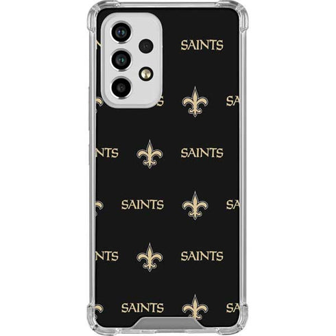 NFL New Orleans Saints Blitz Series Galaxy A33 5G Clear Case