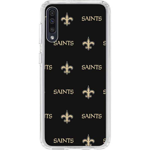 NFL New Orleans Saints Blitz Series Galaxy A50 Clear Case