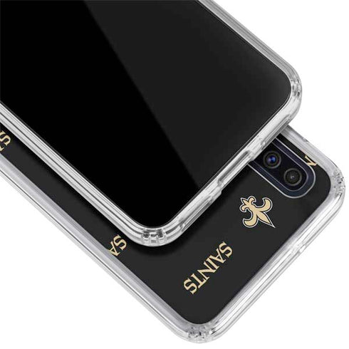 NFL New Orleans Saints Blitz Series Galaxy A50 Clear Case