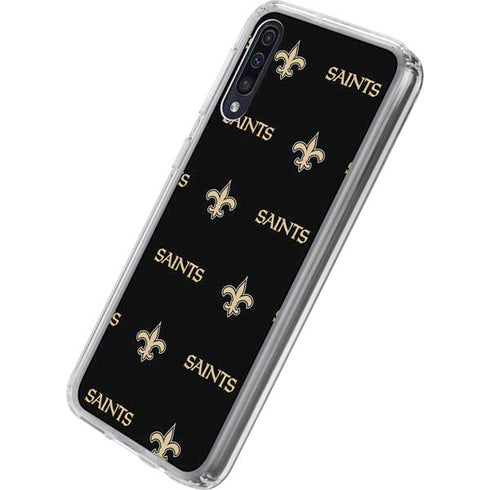 NFL New Orleans Saints Blitz Series Galaxy A50 Clear Case