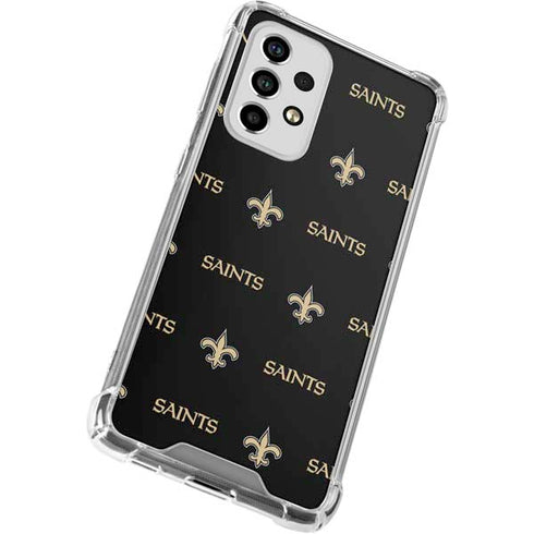 NFL New Orleans Saints Blitz Series Galaxy A53 5G Clear Case