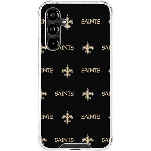 NFL New Orleans Saints Blitz Series Galaxy A54 5G Clear Case