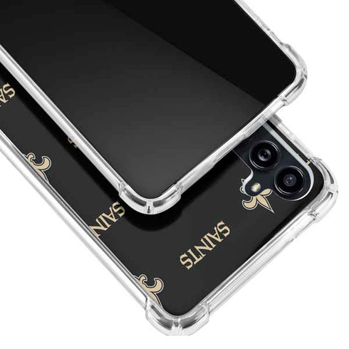 NFL New Orleans Saints Blitz Series Galaxy A54 5G Clear Case