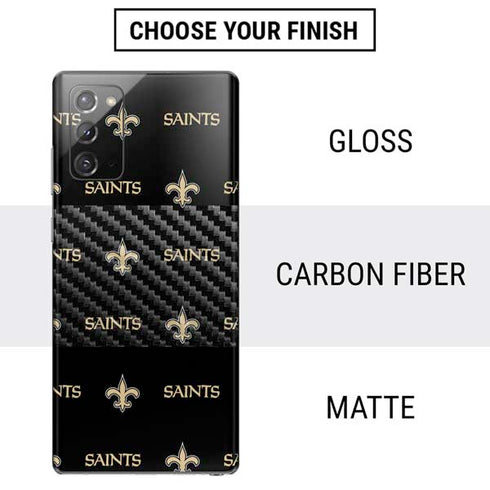 NFL New Orleans Saints Blitz Series Galaxy Note20 5G Skin