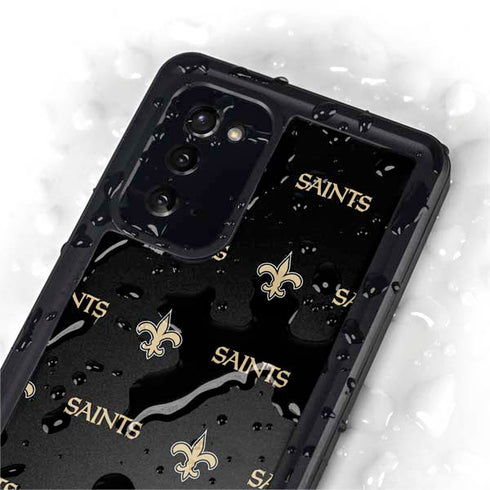 NFL New Orleans Saints Blitz Series Galaxy Note20 5G Waterproof Case