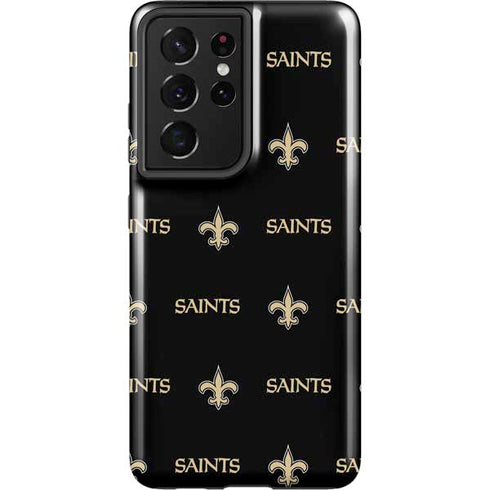 NFL New Orleans Saints Blitz Series Galaxy S21 Ultra 5G Pro Case