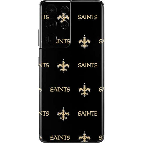 NFL New Orleans Saints Blitz Series Galaxy S21 Ultra 5G Skin