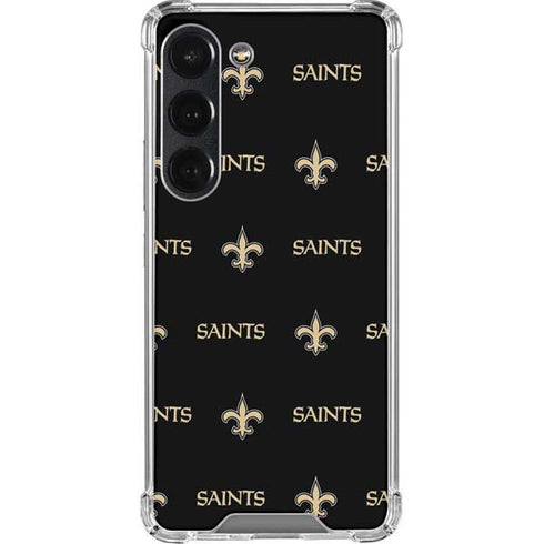 NFL New Orleans Saints Blitz Series Galaxy S23 Clear Case