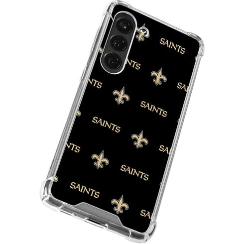 NFL New Orleans Saints Blitz Series Galaxy S23 Clear Case