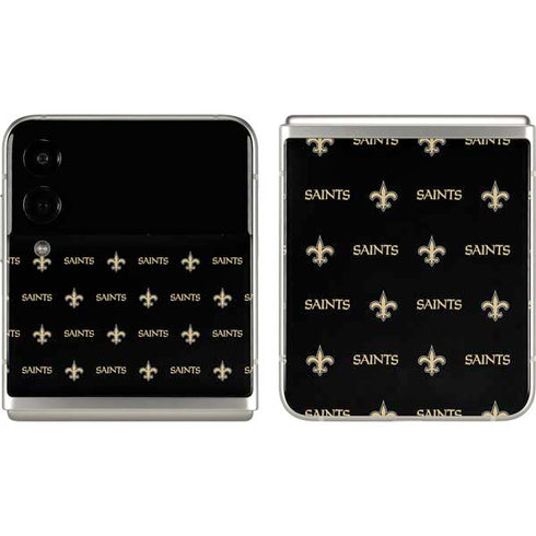 NFL New Orleans Saints Blitz Series Galaxy Z Flip3 5G Skin