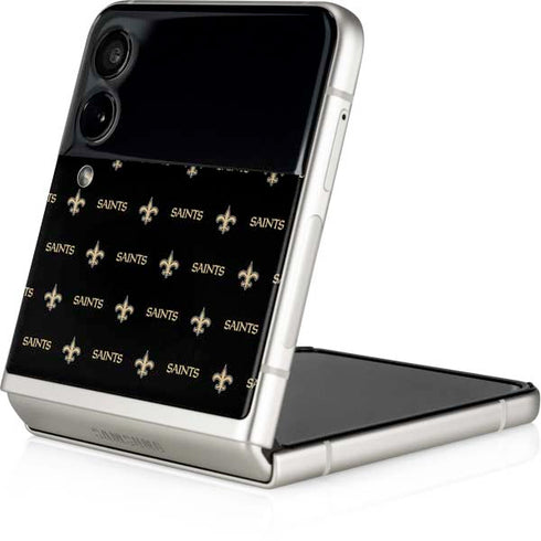 NFL New Orleans Saints Blitz Series Galaxy Z Flip3 5G Skin