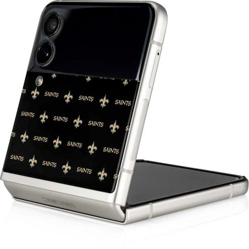 NFL New Orleans Saints Blitz Series Galaxy Z Flip4 5G Skin