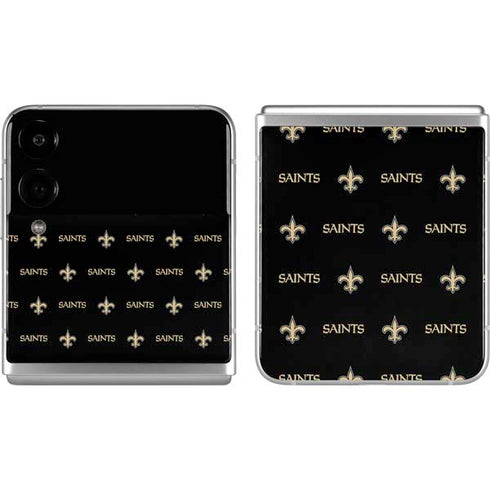 NFL New Orleans Saints Blitz Series Galaxy Z Flip4 5G Skin