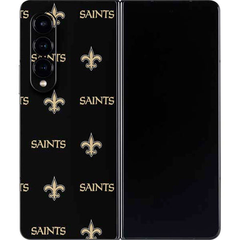 NFL New Orleans Saints Blitz Series Galaxy Z Fold4 5G Skin