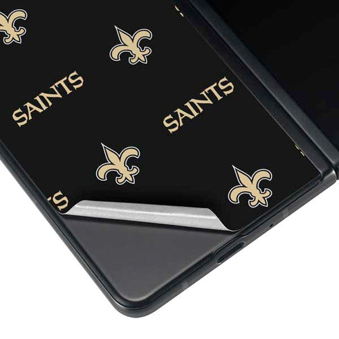 NFL New Orleans Saints Blitz Series Galaxy Z Fold4 5G Skin