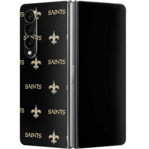 NFL New Orleans Saints Blitz Series Galaxy Z Fold4 5G Skin
