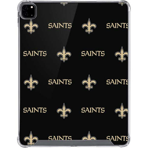 NFL New Orleans Saints Blitz Series iPad Pro 12.9in (2020) Clear Case