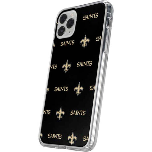 NFL New Orleans Saints Blitz Series iPhone 11 Pro Clear Case