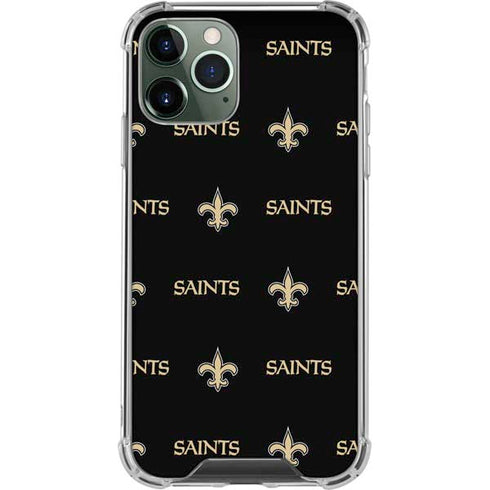 NFL New Orleans Saints Blitz Series iPhone 11 Pro Max Clear Case