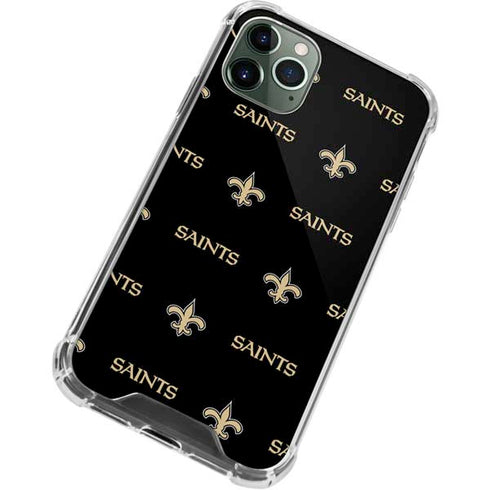 NFL New Orleans Saints Blitz Series iPhone 11 Pro Max Clear Case