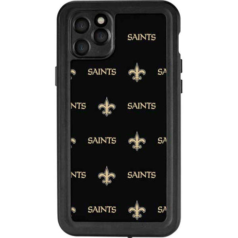 NFL New Orleans Saints Blitz Series iPhone 11 Pro Max Waterproof Case