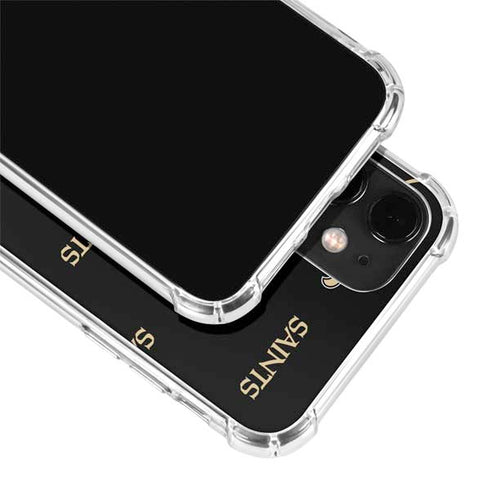 NFL New Orleans Saints Blitz Series iPhone 12 Mini Clear Case
