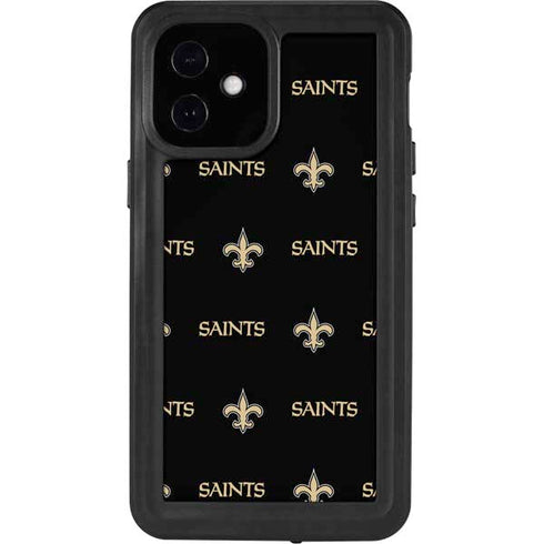 NFL New Orleans Saints Blitz Series iPhone 12 Mini Waterproof Case