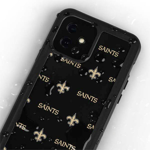 NFL New Orleans Saints Blitz Series iPhone 12 Mini Waterproof Case