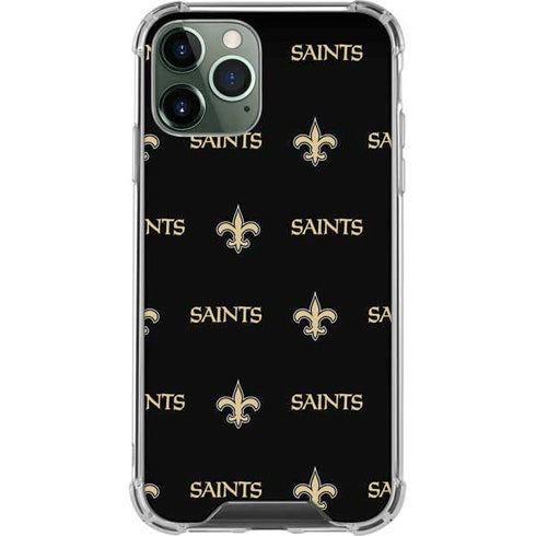 NFL New Orleans Saints Blitz Series iPhone 12 Pro Clear Case