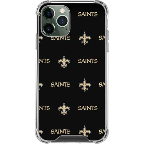 NFL New Orleans Saints Blitz Series iPhone 12 Pro Max Clear Case