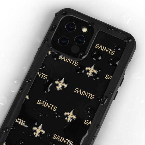 NFL New Orleans Saints Blitz Series iPhone 12 Pro Max Waterproof Case