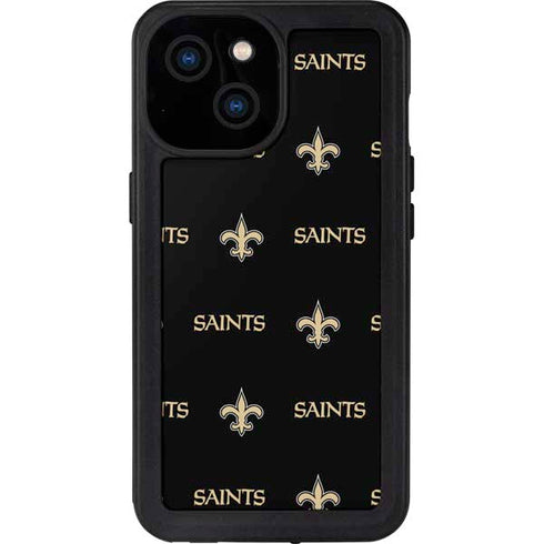 NFL New Orleans Saints Blitz Series iPhone 13 Mini Waterproof Case