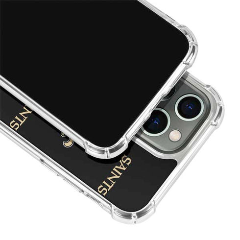 NFL New Orleans Saints Blitz Series iPhone 13 Pro Clear Case
