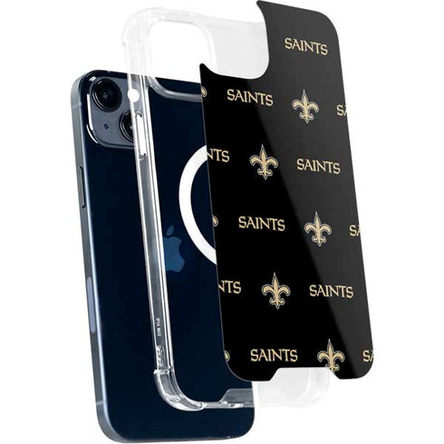 NFL New Orleans Saints Blitz Series iPhone 15 Plus MagSafe Case