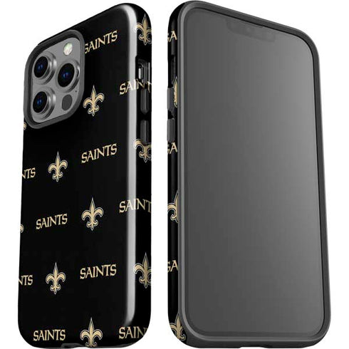 NFL New Orleans Saints Blitz Series iPhone 15 Pro Impact Case