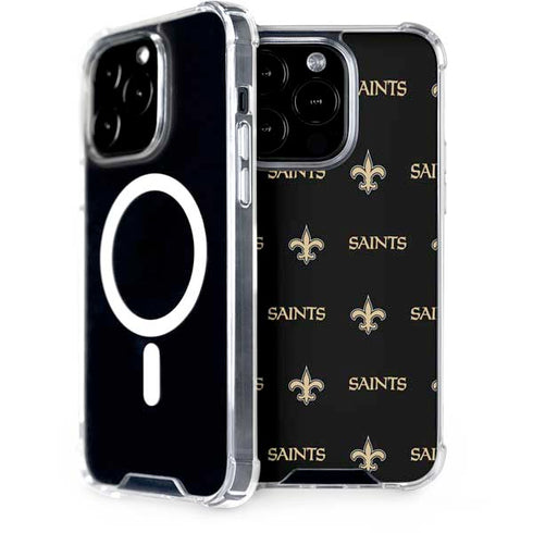 NFL New Orleans Saints Blitz Series iPhone 15 Pro MagSafe Case