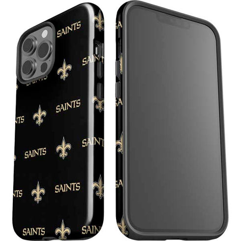 NFL New Orleans Saints Blitz Series iPhone 15 Pro Max Impact Case
