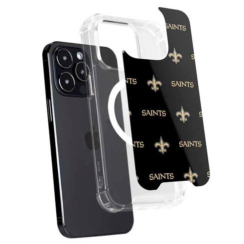 NFL New Orleans Saints Blitz Series iPhone 15 Pro Max MagSafe Case