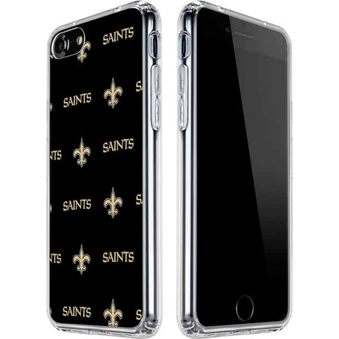 NFL New Orleans Saints Blitz Series iPhone SE (2nd & 3rd Gen) Clear Case