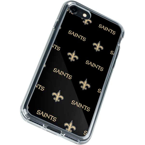 NFL New Orleans Saints Blitz Series iPhone SE (2nd & 3rd Gen) Clear Case