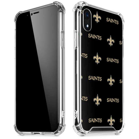 NFL New Orleans Saints Blitz Series iPhone XR Clear Case
