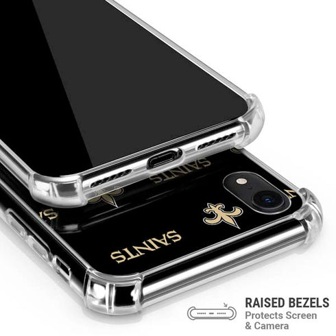 NFL New Orleans Saints Blitz Series iPhone XR Clear Case