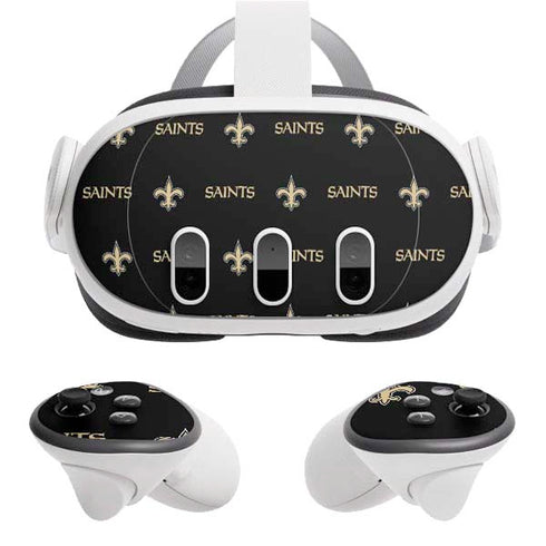 NFL New Orleans Saints Blitz Series Meta Quest 3 Skin