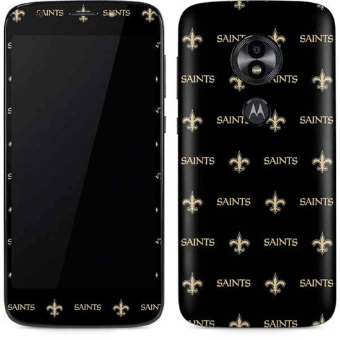 NFL New Orleans Saints Blitz Series Moto E5 Play Skin